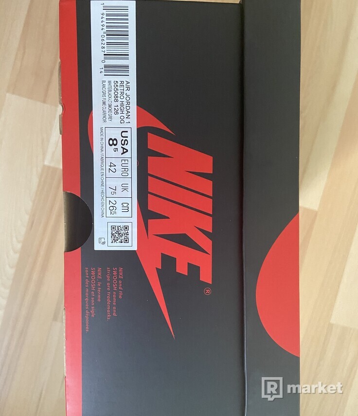 Nike Air Jordan 1 Smoke Grey