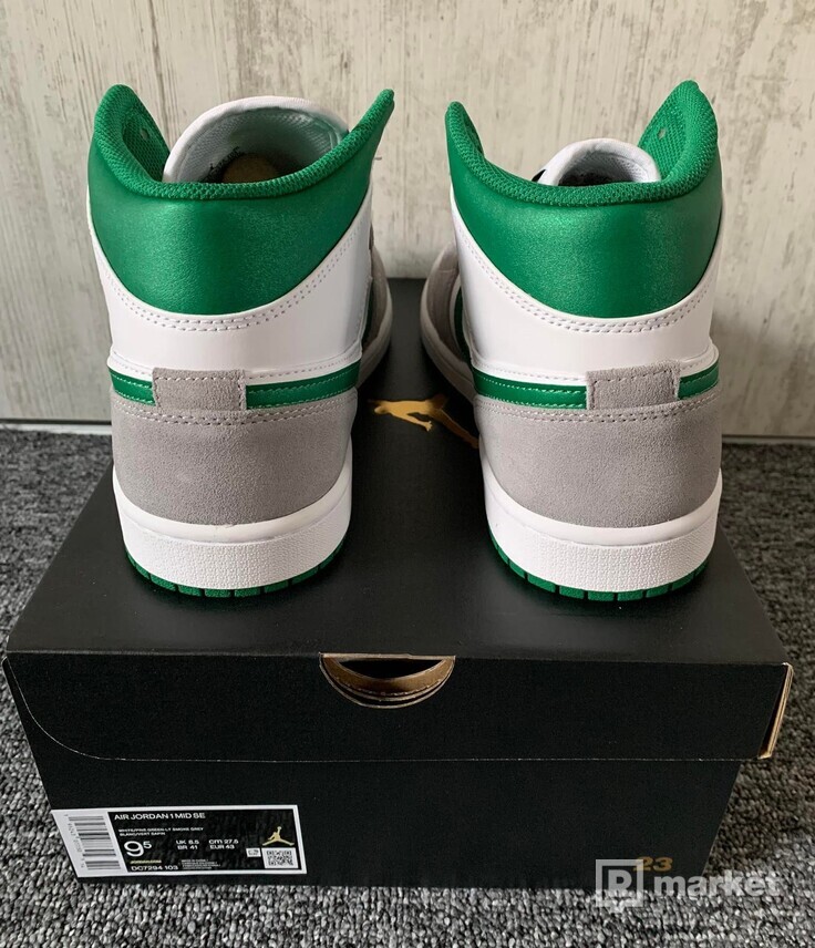 Nike Air Jordan 1 Mid SE Grey Green (43)