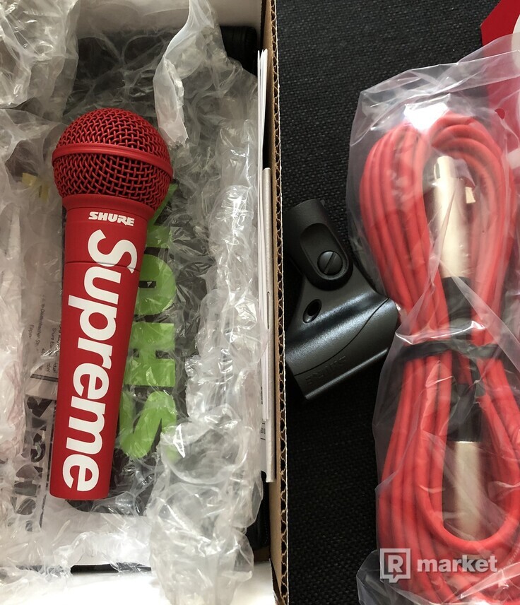 Supreme Shure SM58 microphone red