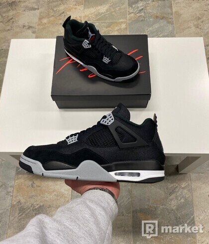 Nike Air Jordan 4 "Black Canvas"