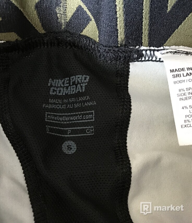 Nike Pro Combat kompresné šortky na šport, gym, Camo sz. S
