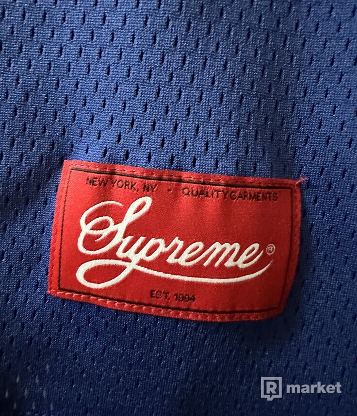 Supreme spiderweb football jersey navy L, M | REFRESHER Market Supreme spiderweb football jersey navy L, M | REFRESHER Market