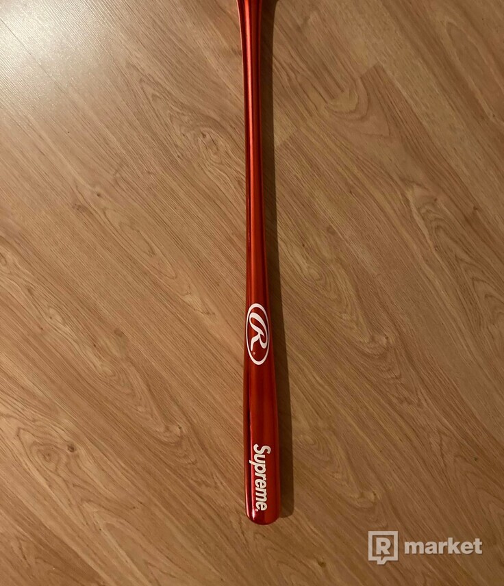 Supreme Rawlings Chrome Maple Wood Baseball Bat