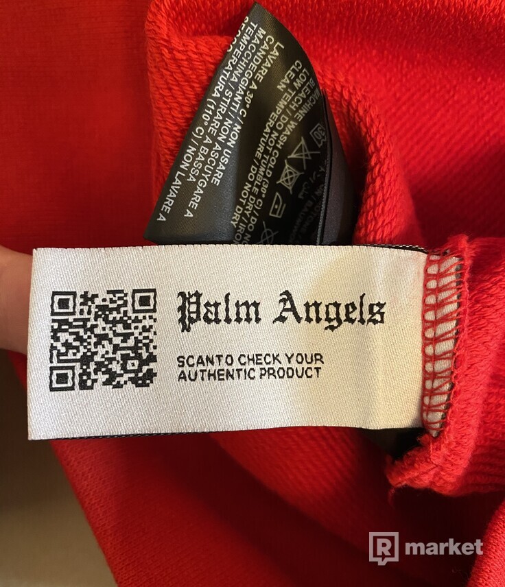 Palm Angels back logo hoodie
