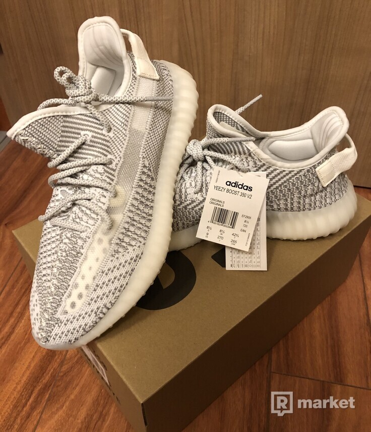 Yeezy boost 350 v2 static non-reflective 42 2/3