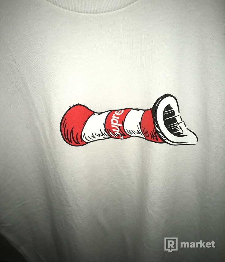 Supreme Cat in the hat tee