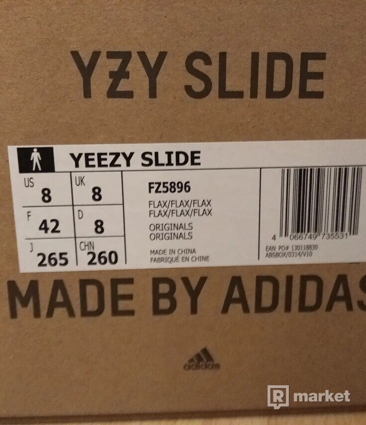 Yeezy Slides Flax