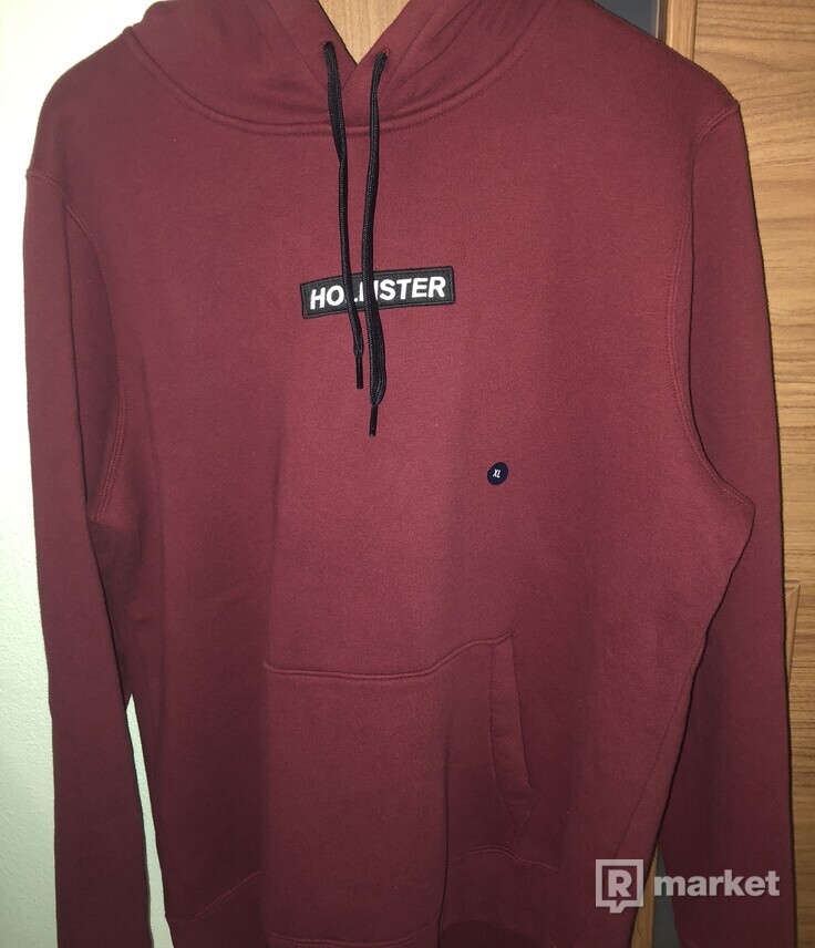 Hollister Embroidered Logo Hoodie