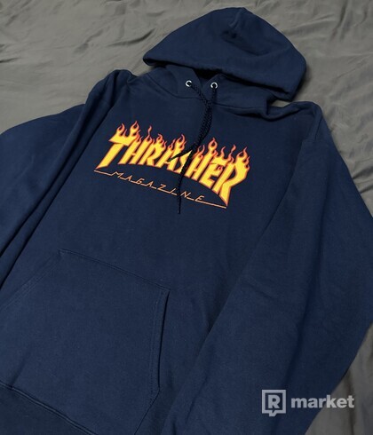Thrasher flame og hoodie
