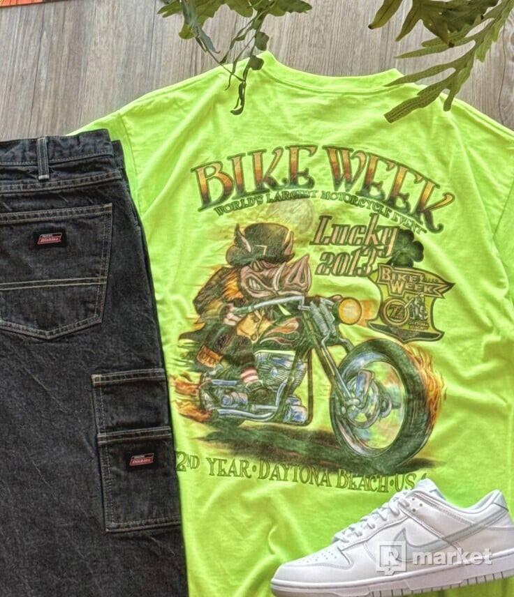 (IG THEVINTAGESTORE.EU) USA Tričko 2013 “Bike Week” Daytona Beach