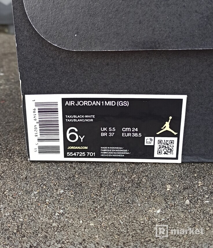 Nike Air Jordan 1 Mid Taxi
