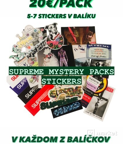 SUPREME STICKERS MYSTERY PACKS