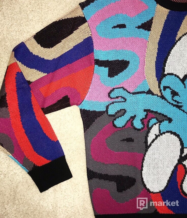 Supreme x Smurfs Sweater