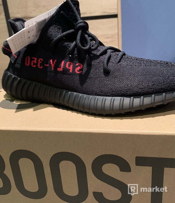 Adidas yeezy boost 350 black red