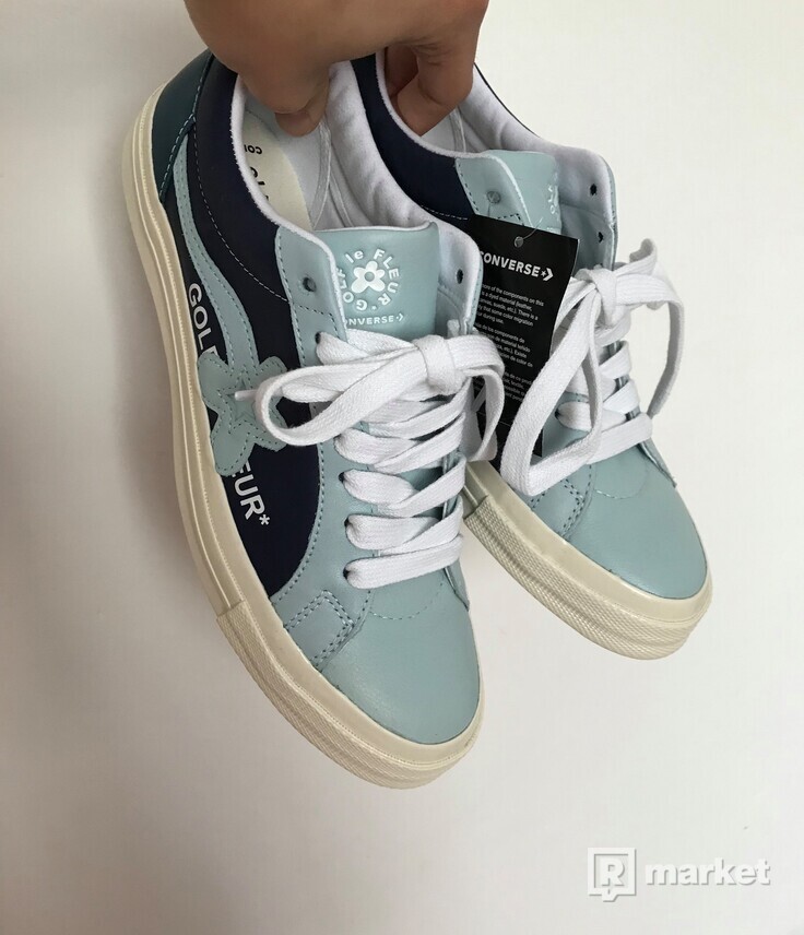 Converse x Golf Le Fleur * Baby Blue / Royal blue Shoes