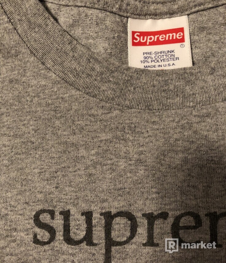 Supreme fuck with your head tee