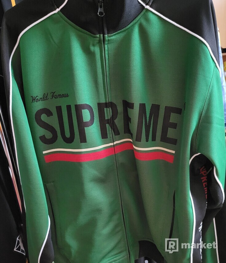 World Famous Jacquard Track Jacket "green"