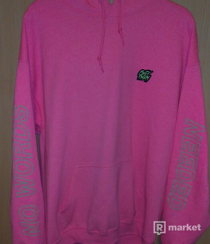 FCK THEM Neon Pink mikina Limited Edition