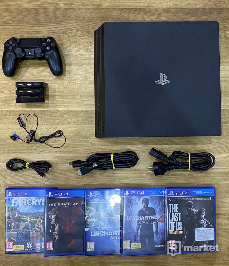 Playstation 4 PRO 1TB 4K HDR + Hry