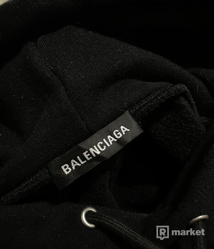 Balenciaga WFP size M čierna mikina hoodie