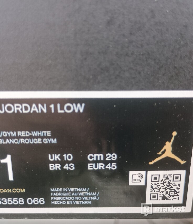 Air Jordan 1 low Bred