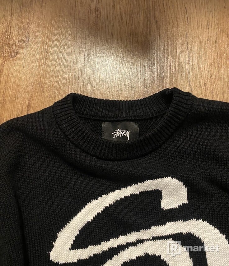 Stussy S logo sweater sveter