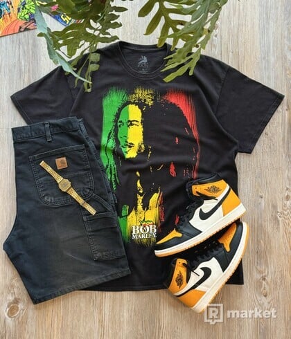 (IG THEVINTAGESTORE.EU) Bob Marley Zion Merch Tričko