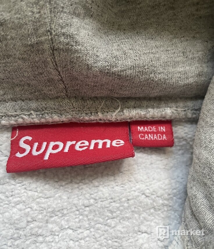 Supreme x independent zip up hoodie