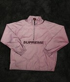 Supreme Reflective Half Zip Pullover Jacket Rose
