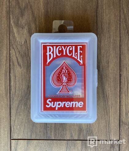 Supreme/Bicycle Clear Playing Cards