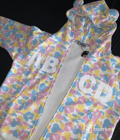 Josewong ABCD exclusive candy Zip-up hoodie