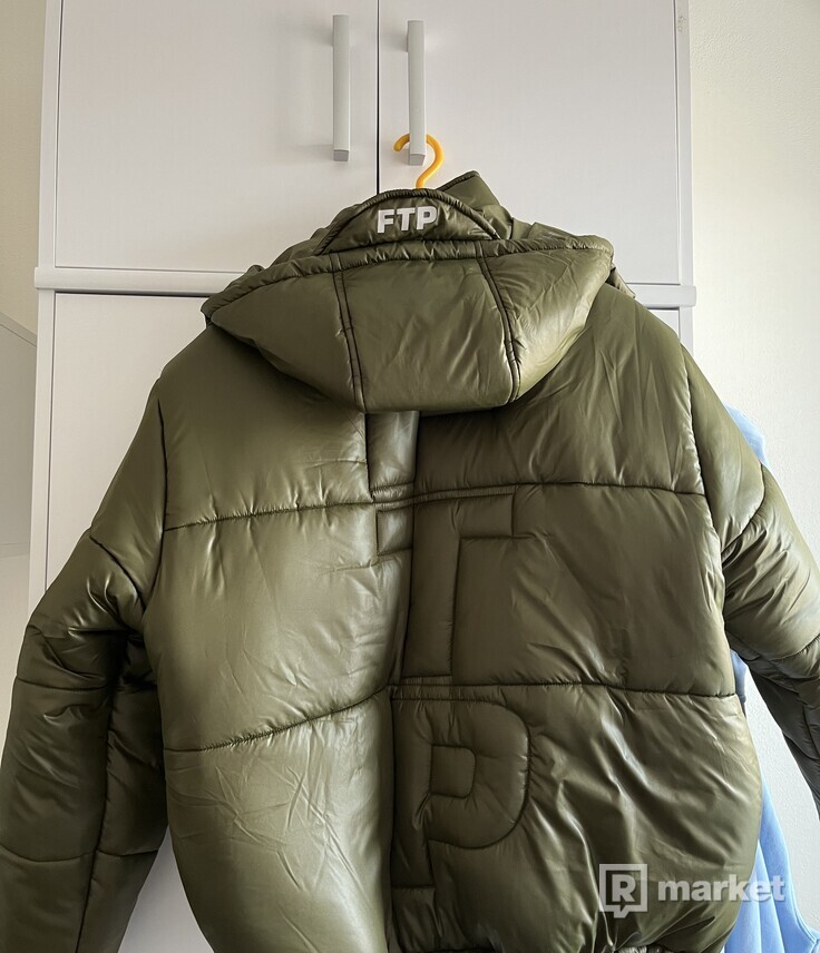 FTP DOMINATION PUFFER JACKET (OLIVE), XL