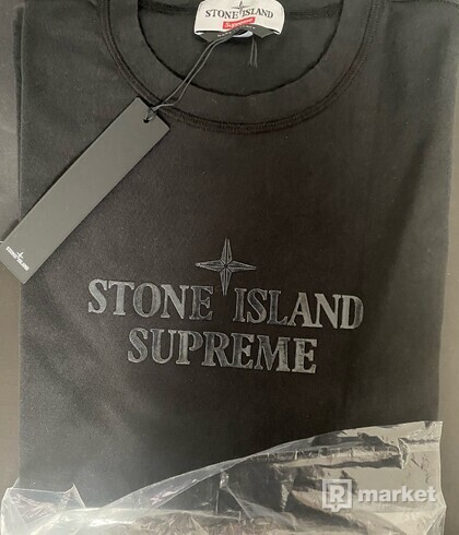 Supreme x Stone Island S/S Top Black