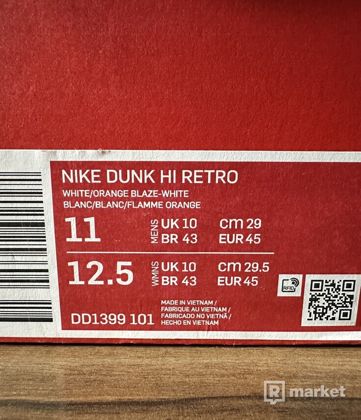 Nike dunk high syracuse
