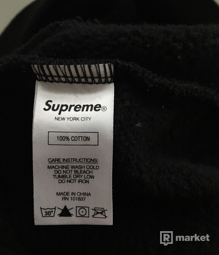 Supreme Big S  Hooded Sweatshirt (size M)