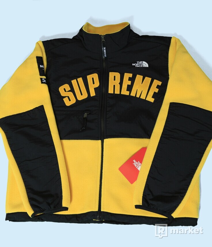 Supreme x The North Face fleece Arc logo Yellow