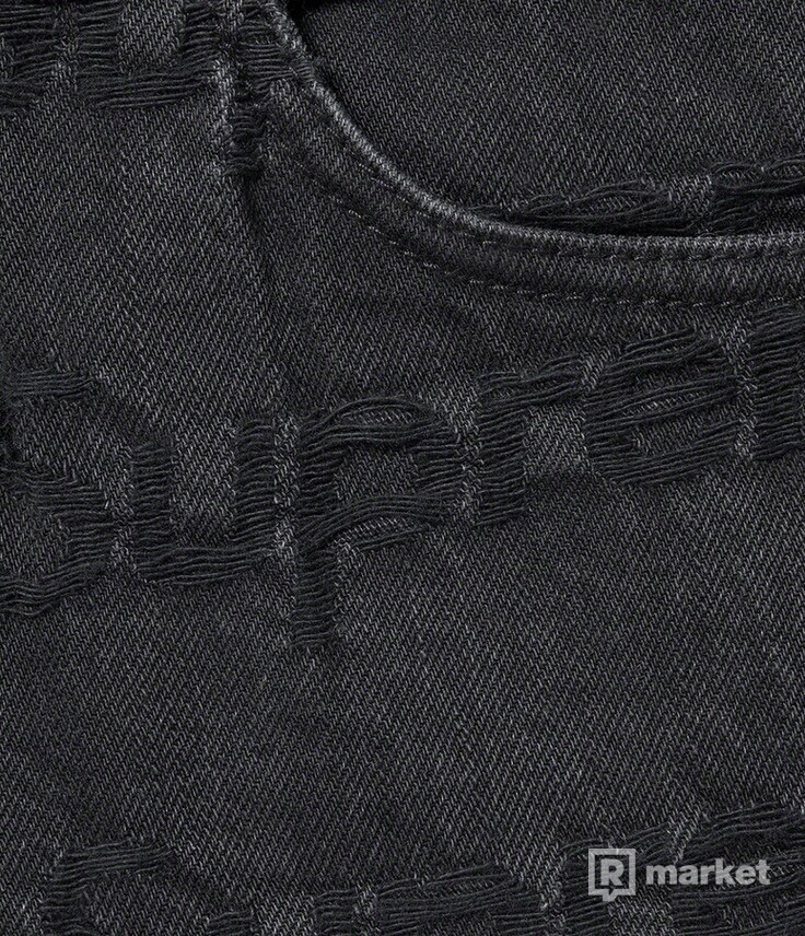 Supreme Frayed Jeans (veľkosť 34) SS21
