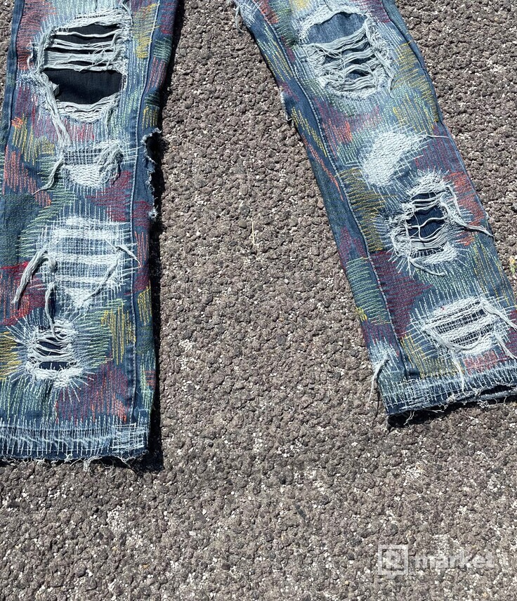 Sick World Custom jeans