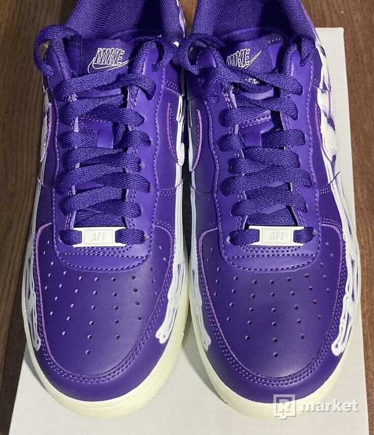 Nike air force 1 skeleton (purple)