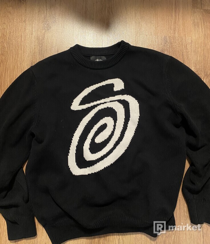 Stussy S logo sweater sveter