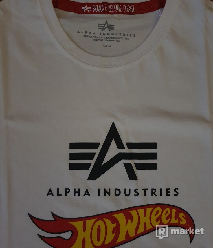 Alpha Industries Hot Wheels Flag Tee
