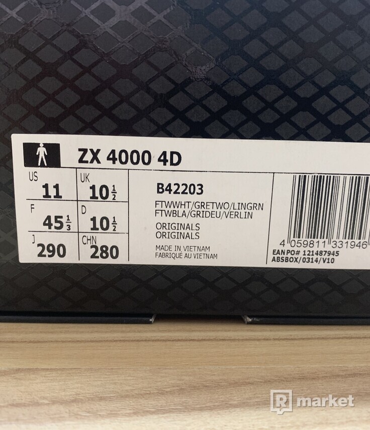 Adidas ZX 4000 Futurecraft 4d