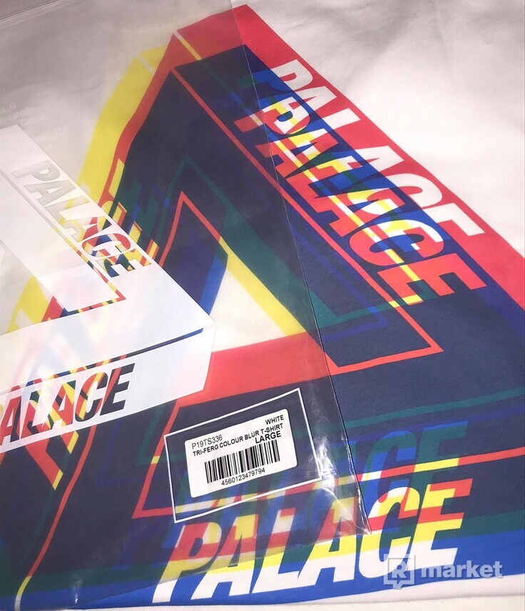 Palace Tri Blur Tee White