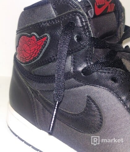 Nike Air Jordan 1 High OG Black Satin