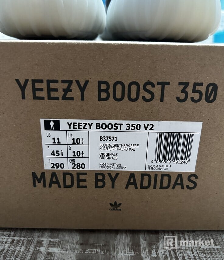 Adidas Yeezx Boost 350v2 Blue Tint