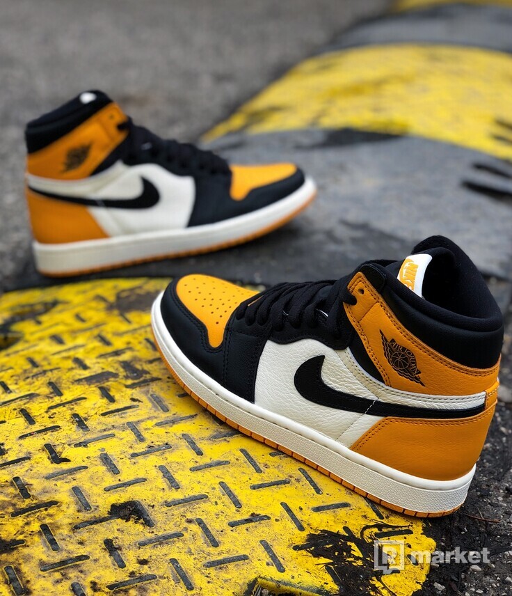 Nike Jordan 1 High Taxi/Yellow Toe