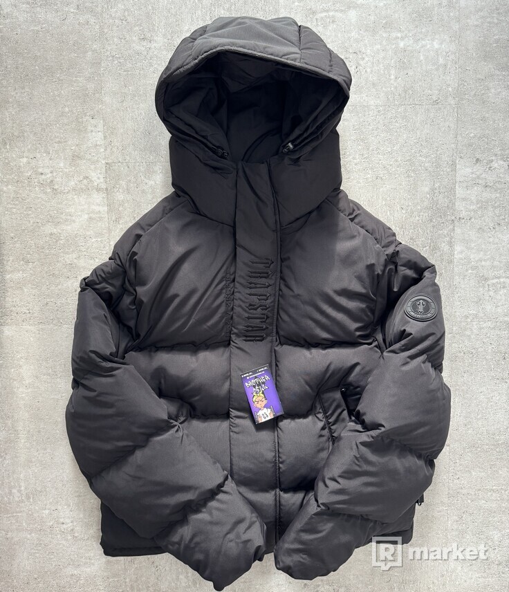 Trapstar Decoded Puffer Jacket 2.0 - Tripple Black - size M