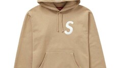 Supreme S logo Split Hooded Sweatshirt