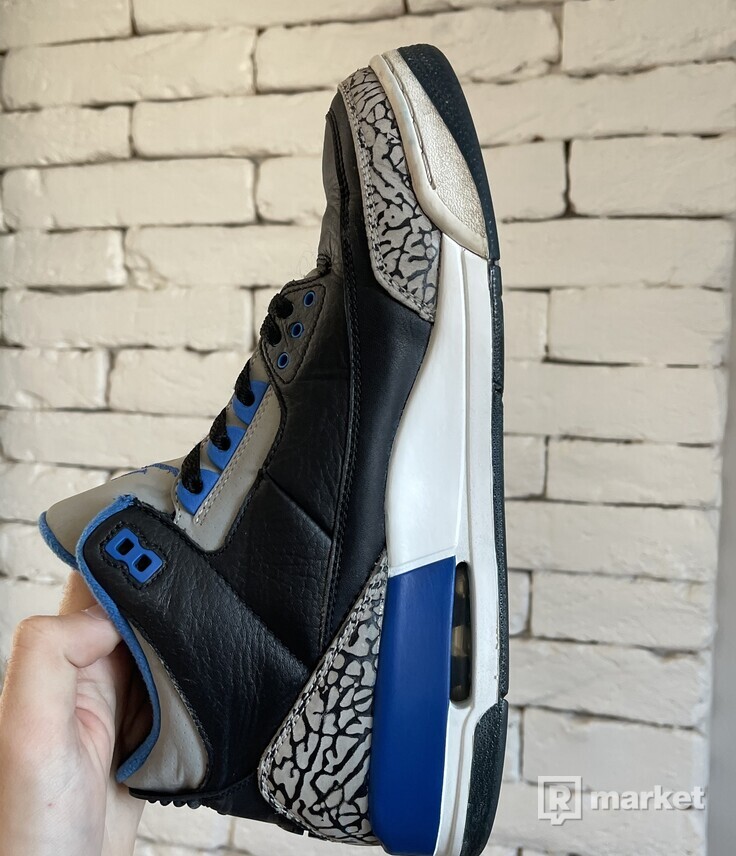 Nike Jordan 3 Sport Blue Mozorsport