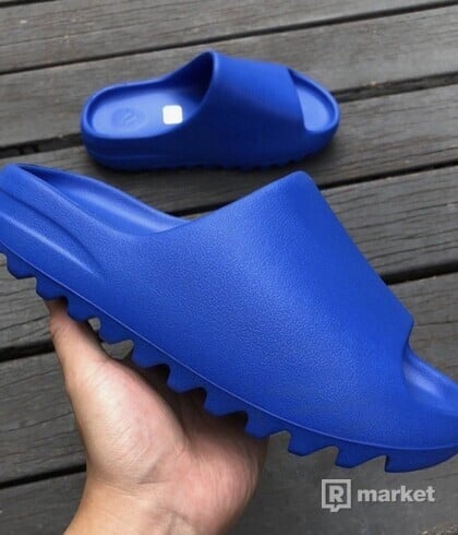 Adidas Yeezy Slides Azure